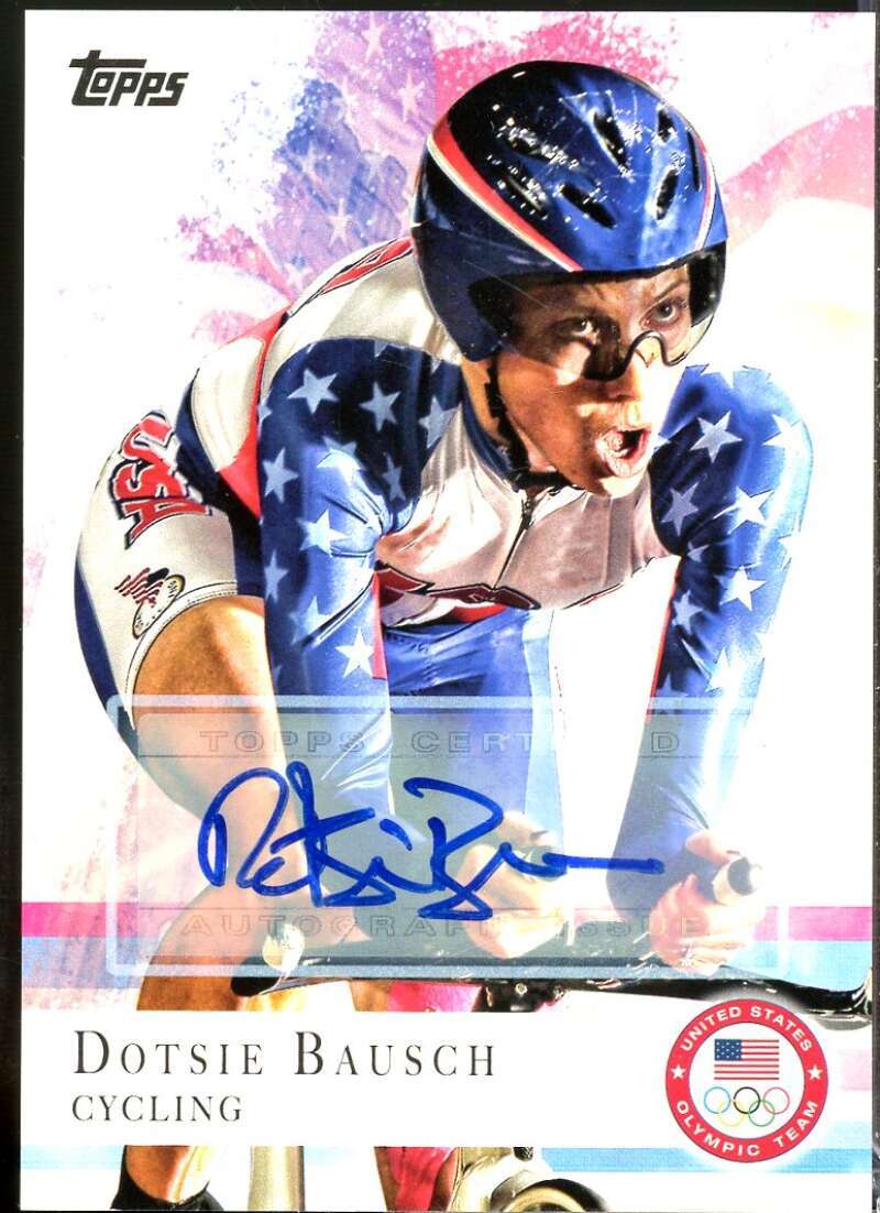 Dotsie Bausch Card 2012 Topps U.S. Olympic Team Autographs #41  Image 1