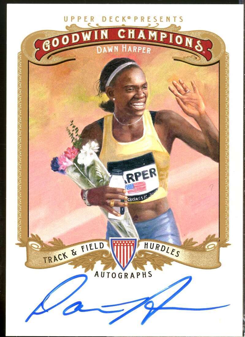 Dawn Harper Card 2012 Upper Deck Goodwin Champions Autographs #ADH  Image 1