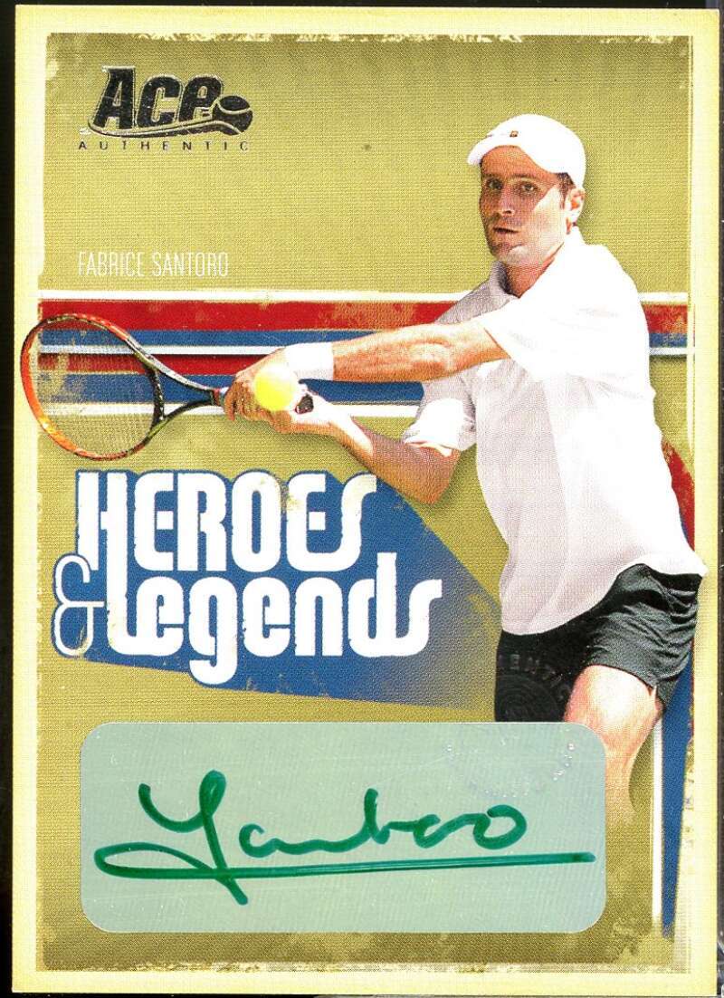 Fabrice Santoro Card 2006 Ace Authentic Heroes and Legends Autographs /275 #81  Image 1