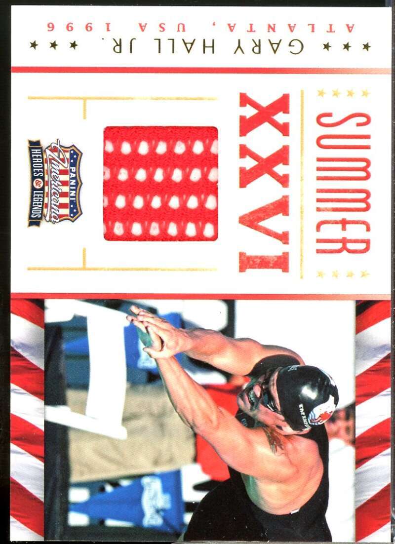 Gary Hall Jr. 2012 Americana Heroes and Legends Summer Games Materials /245 #14  Image 1