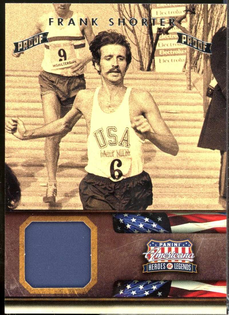 Frank Shorter 2012 Americana Heroes and Legends Materials Silver Proofs /25 #89  Image 1
