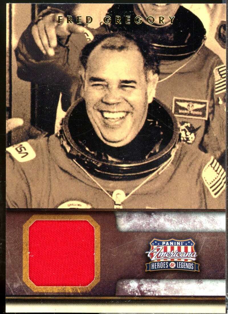 Fred Gregory Card 2012 Americana Heroes and Legends Materials /425 #90  Image 1