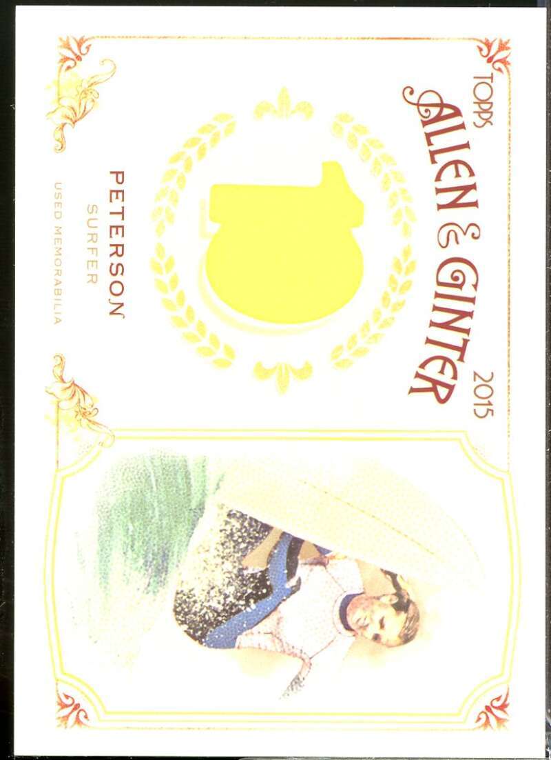 Lakey Peterson Card 2015 Topps Allen and Ginter Relics #FSRBLP  Image 1