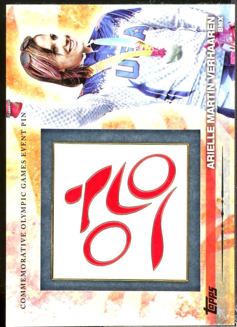 Arielle Martin Verhaaren Card 2012 Topps U.S. Olympic Team Event Pins #ELPAMV  Image 1