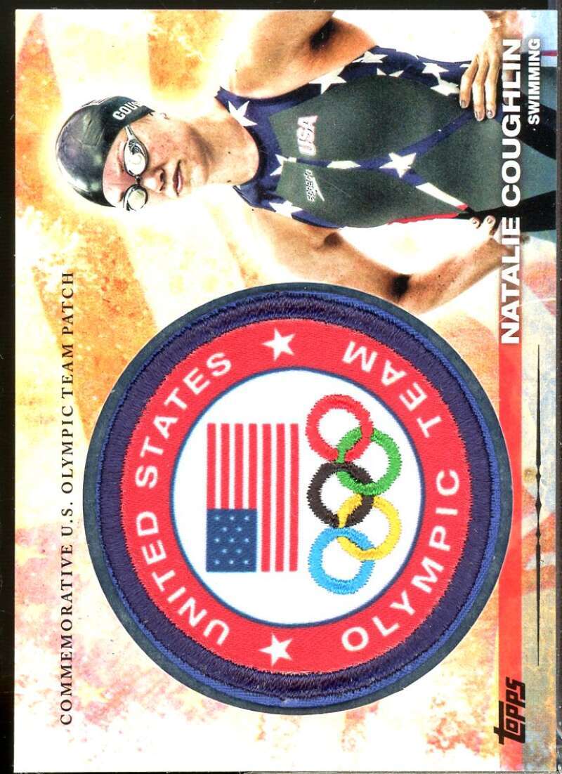 Natalie Coughlin Card 2012 Topps U.S. Olympic Team Olympic Team Patch #ULPNC  Image 1
