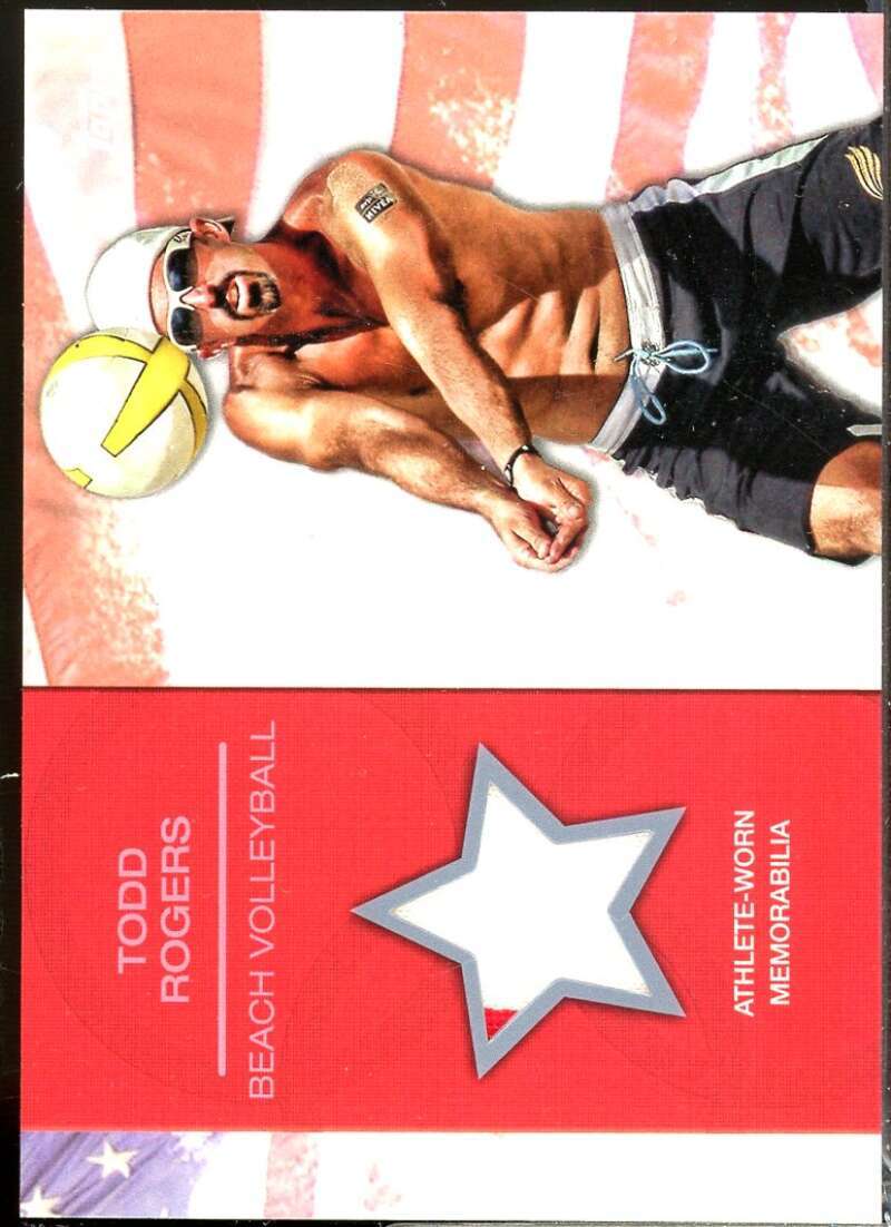 Todd Rogers Card 2012 Topps U.S. Olympic Team Relics #ORTR  Image 1