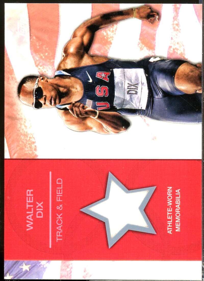 Walter Dix Card 2012 Topps U.S. Olympic Team Relics #ORWD  Image 1