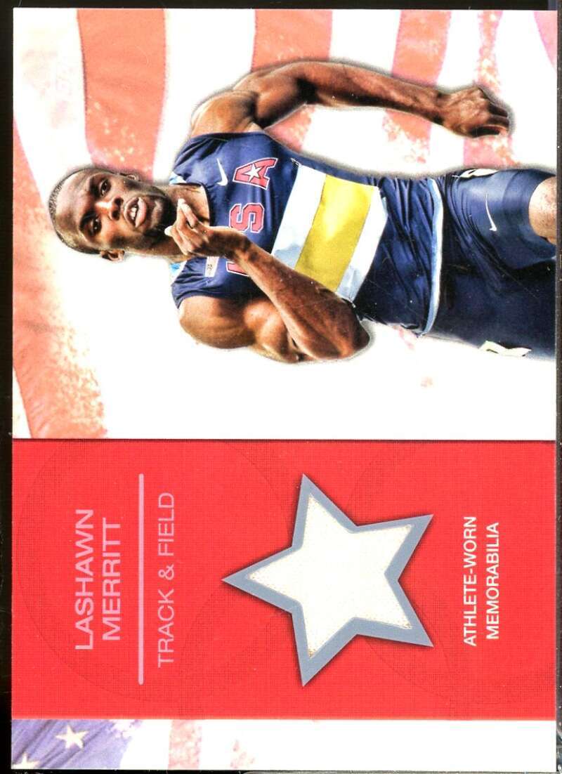 Lashawn Merritt Card 2012 Topps U.S. Olympic Team Relics #ORLM  Image 1