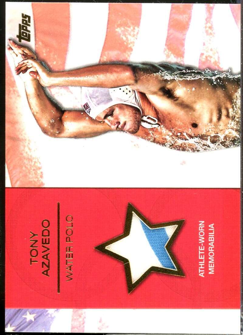 Tony Azavedo Card 2012 Topps U.S. Olympic Team Relics Gold /25 #ORTA  Image 1