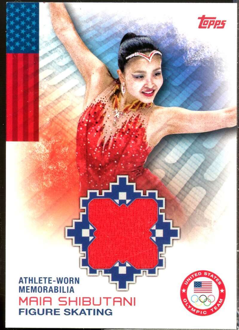Maia Shibutani Card 2014 Topps U.S. Olympic Team Relics #ORMS  Image 1