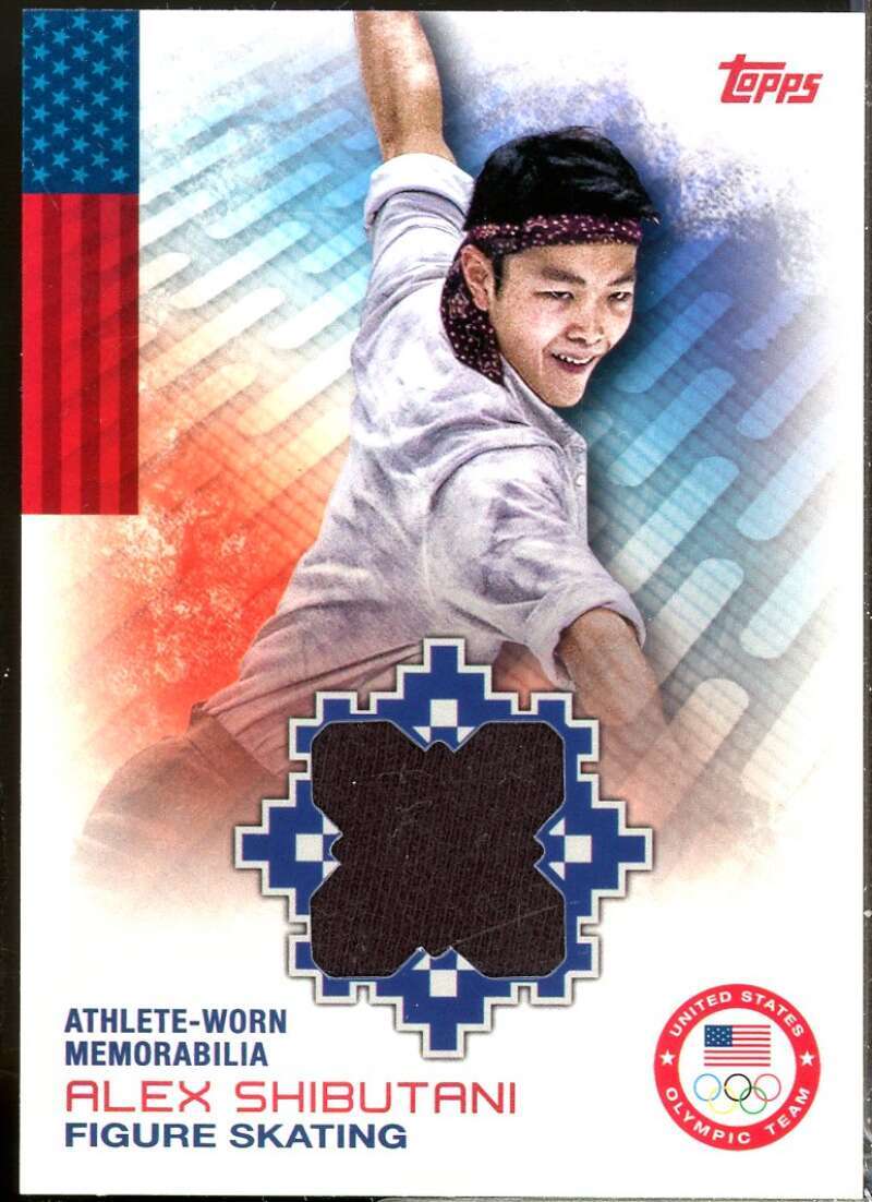 Alex Shibutani Card 2014 Topps U.S. Olympic Team Relics #ORAS  Image 1