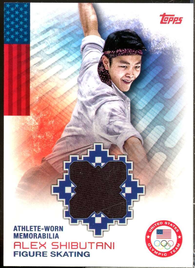 Alex Shibutani Card 2014 Topps U.S. Olympic Team Relics #ORAS  Image 1