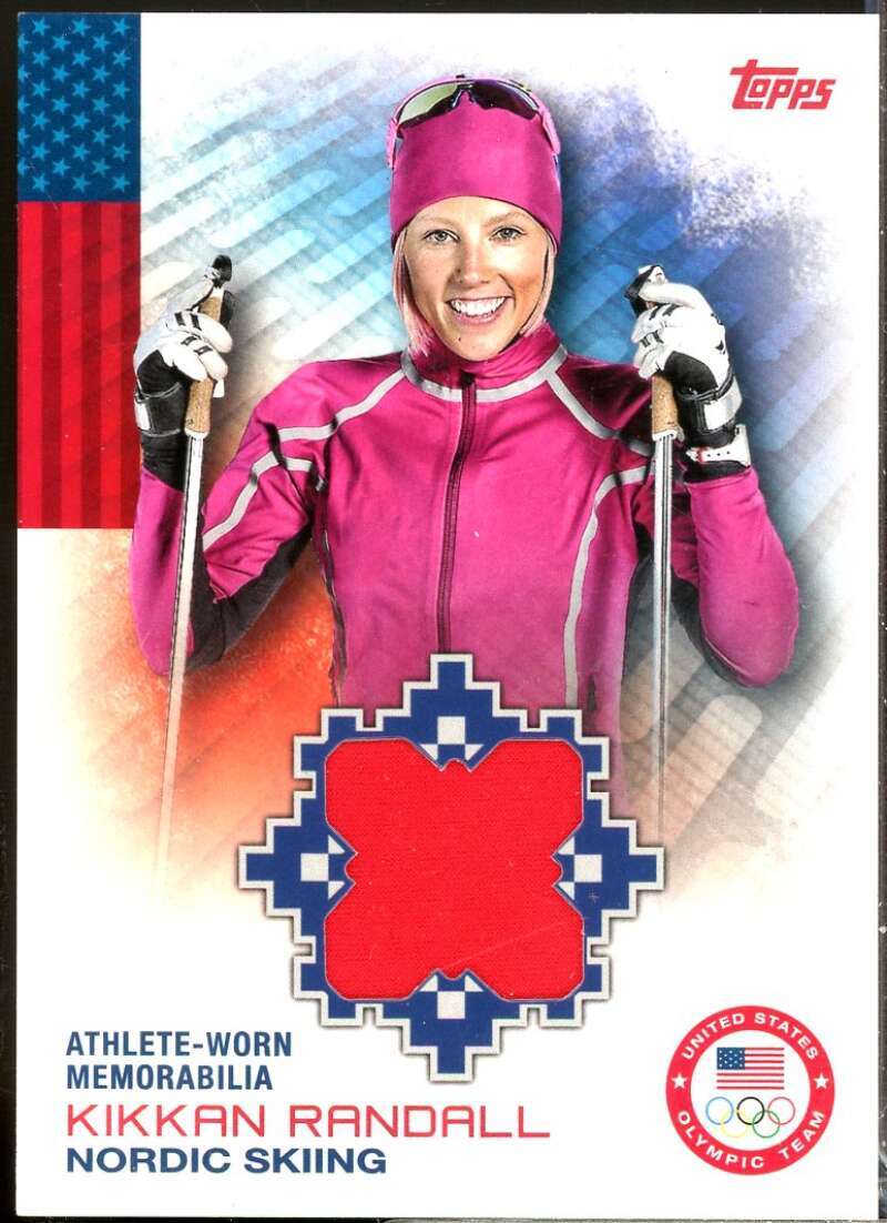 Kikkan Randall Card 2014 Topps U.S. Olympic Team Relics #ORKR  Image 1
