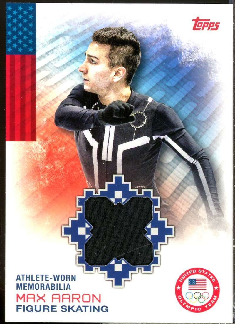 Max Aaron Card 2014 Topps U.S. Olympic Team Relics #ORMA  Image 1