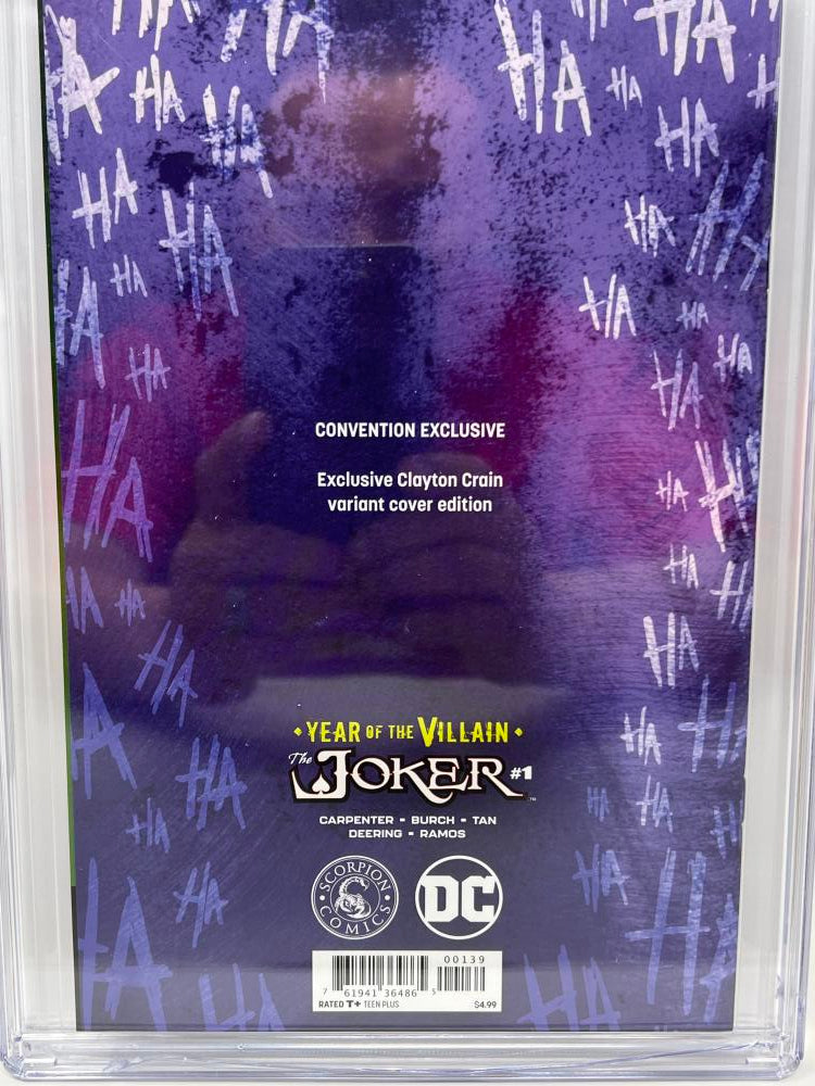 Joker : Year Of The Villain #1 D.C. Comic, 12/19 CGC Universal Grade 9.8 Image 3
