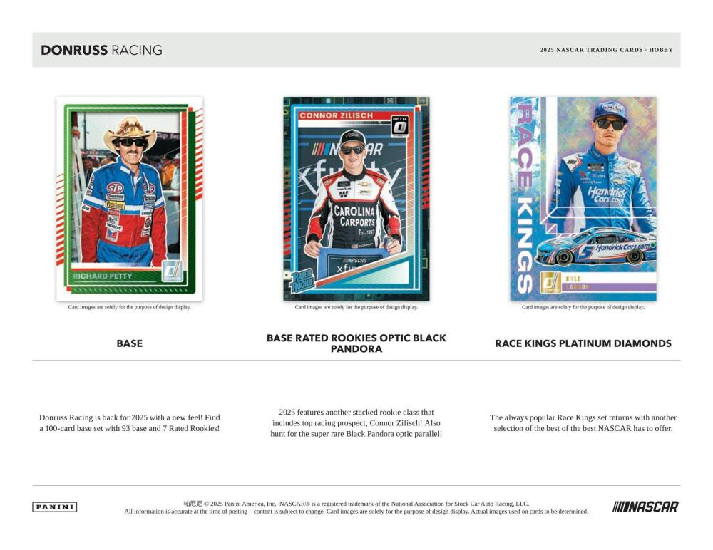 2025 Panini Donruss Racing Hobby Box Image 3