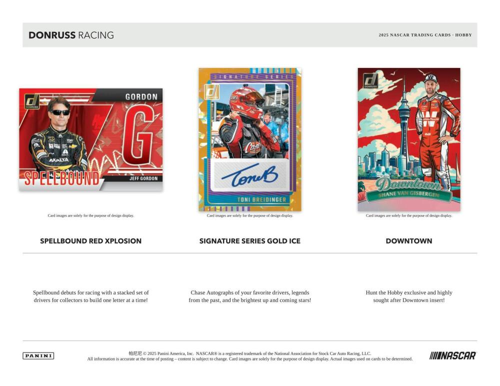 2025 Panini Donruss Racing Hobby Box Image 4