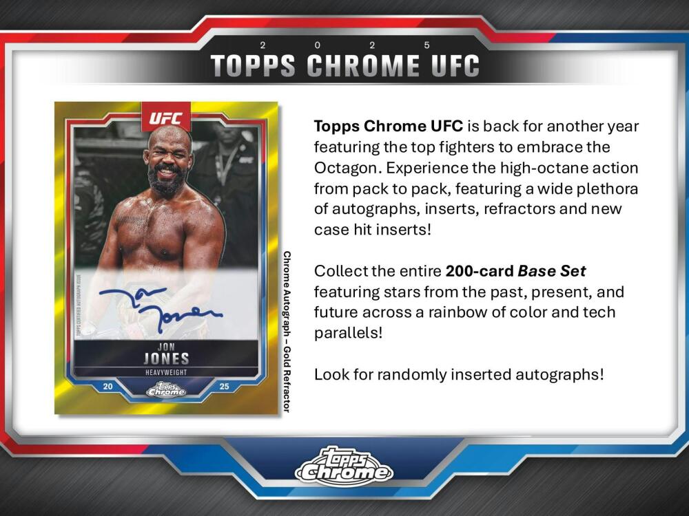 2025 Topps Chrome UFC Mega Box Image 3
