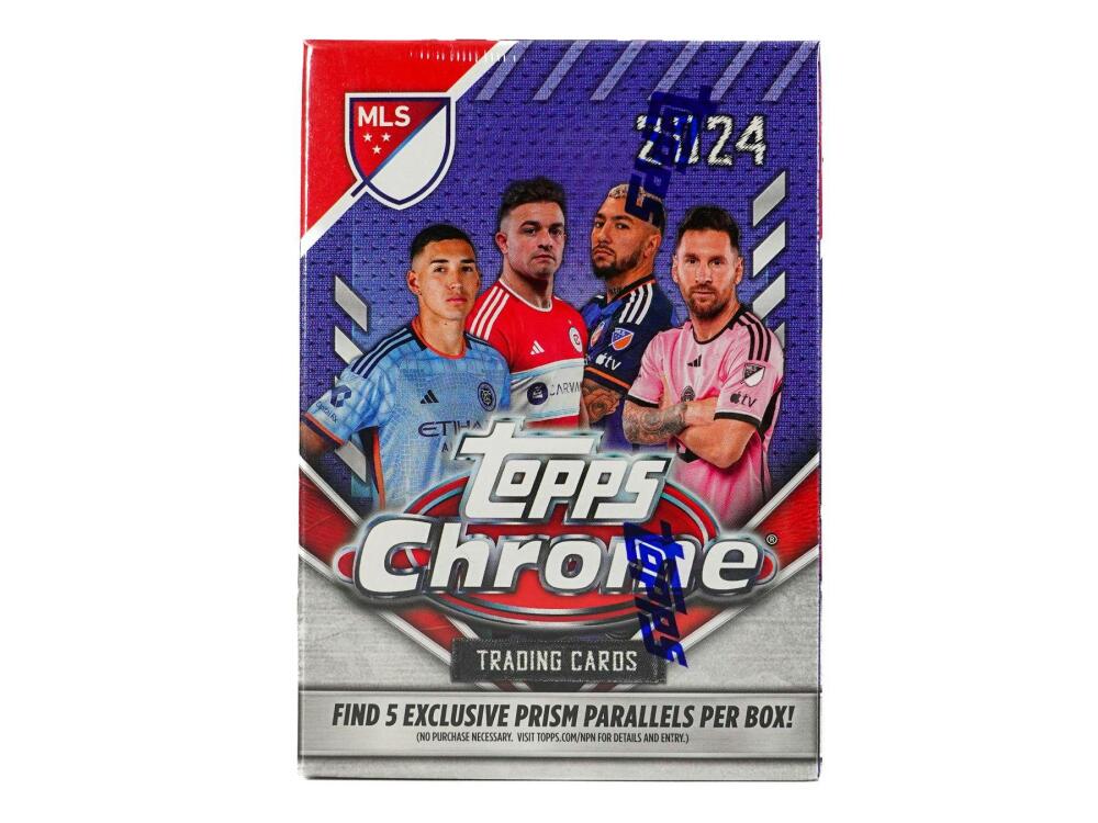 2024 Topps MLS Major League Soccer Chrome 7-Pack Blaster Box Image 1