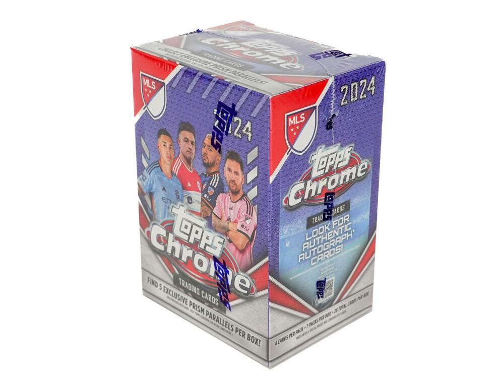 2024 Topps MLS Major League Soccer Chrome 7-Pack Blaster Box Image 2