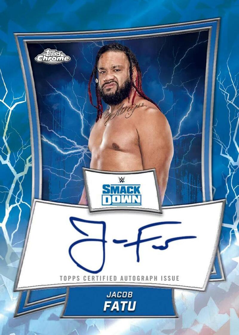 2025 Topps Chrome WWE Sapphire Edition Wrestling Hobby Box Image 4
