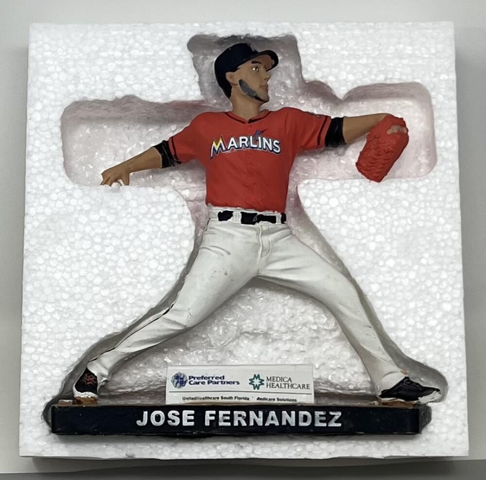 Miami Marlins MLB Jose Fernandez Figurine Image 3