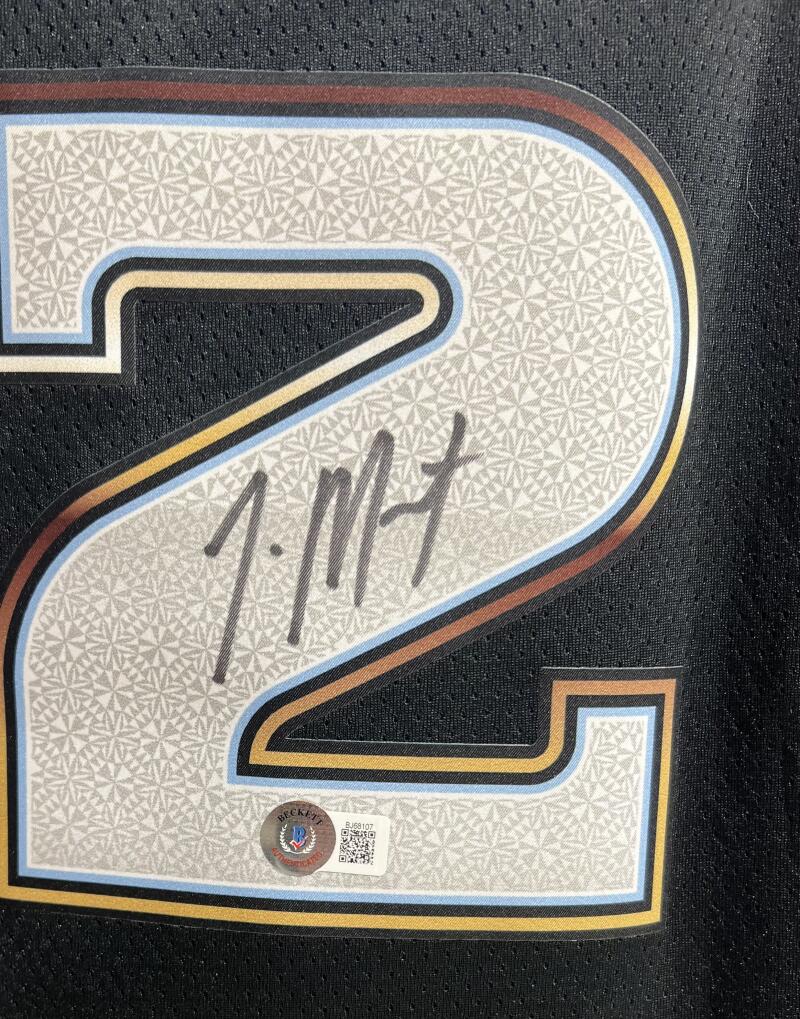 Ja Morant Autograph Signed Memphis Grizzlies Basketball Jersey Beckett Authentic  Image 3