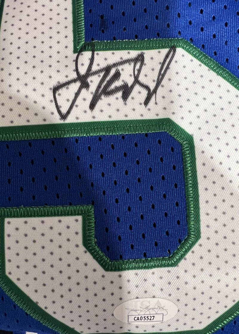 Jason Kidd Autograph Signed Dallas Mavericks Basketball Jersey JSA Authentic  Image 3