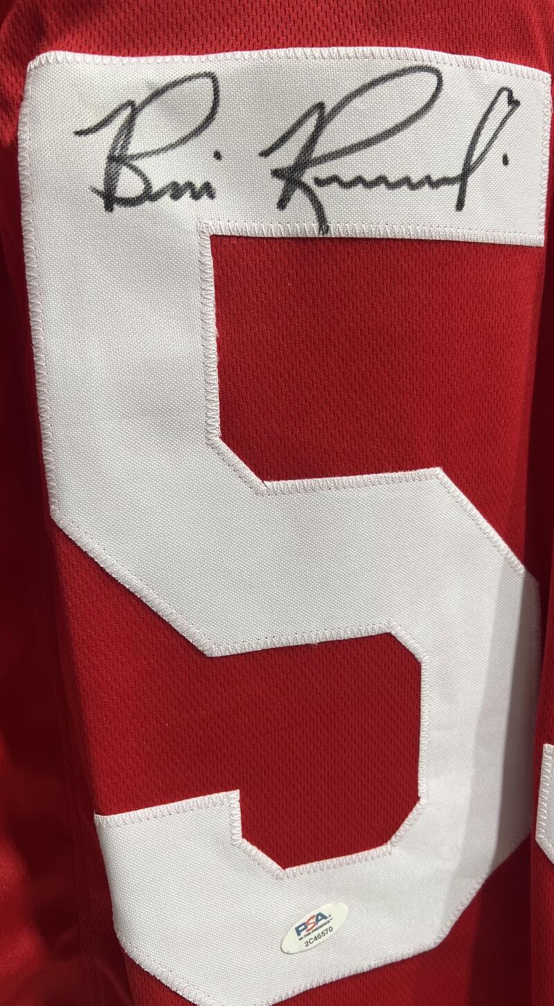 Bill Romanowski Autograph Signed Football Jersey PSA Authentic    Image 3