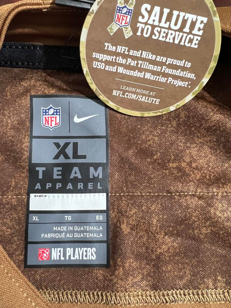 Kyle Pitts Autograph Signed Atlanta Falcons Football Salute To Service Jersey Beckett Authentic    Image 4
