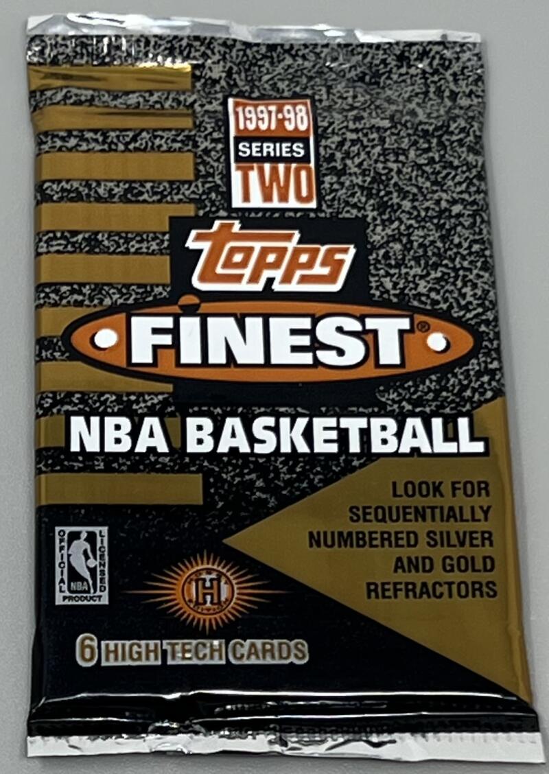 1997-98 Topps Finest Series 2 Basketball Hobby Pack Image 1