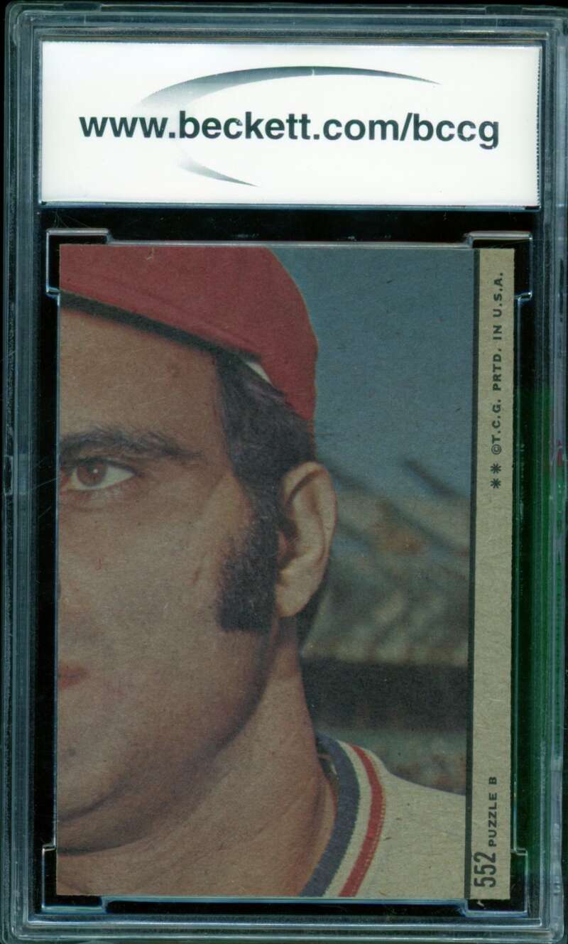 Ollie Brown Card 1972 Topps #552 BGS BCCG 8 Image 2
