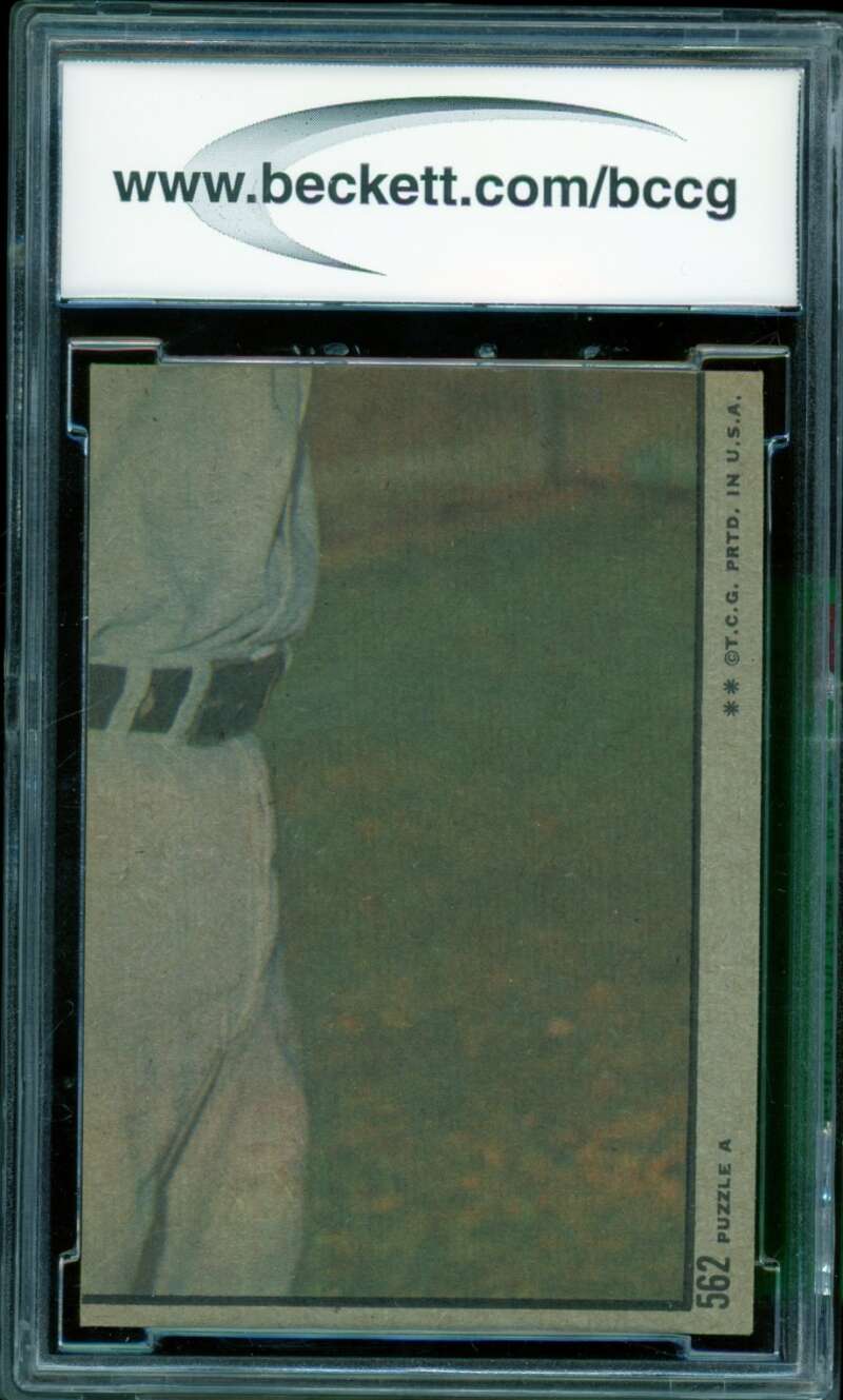 Leo Cardenas Card 1972 Topps #562 BGS BCCG 8 Image 2