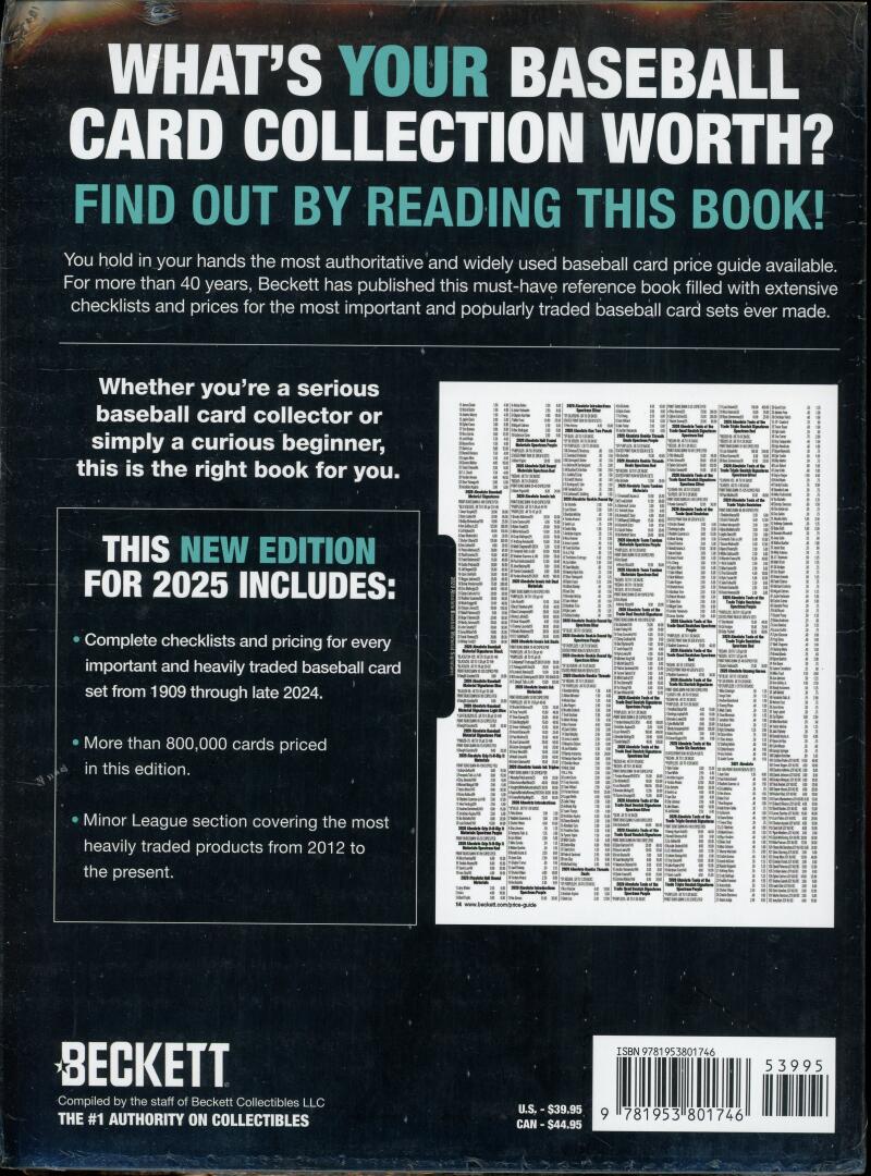 Beckett Annual Baseball Card Price Guide 47th Edition 2025 Mariners Ichiro Suzuki Image 2