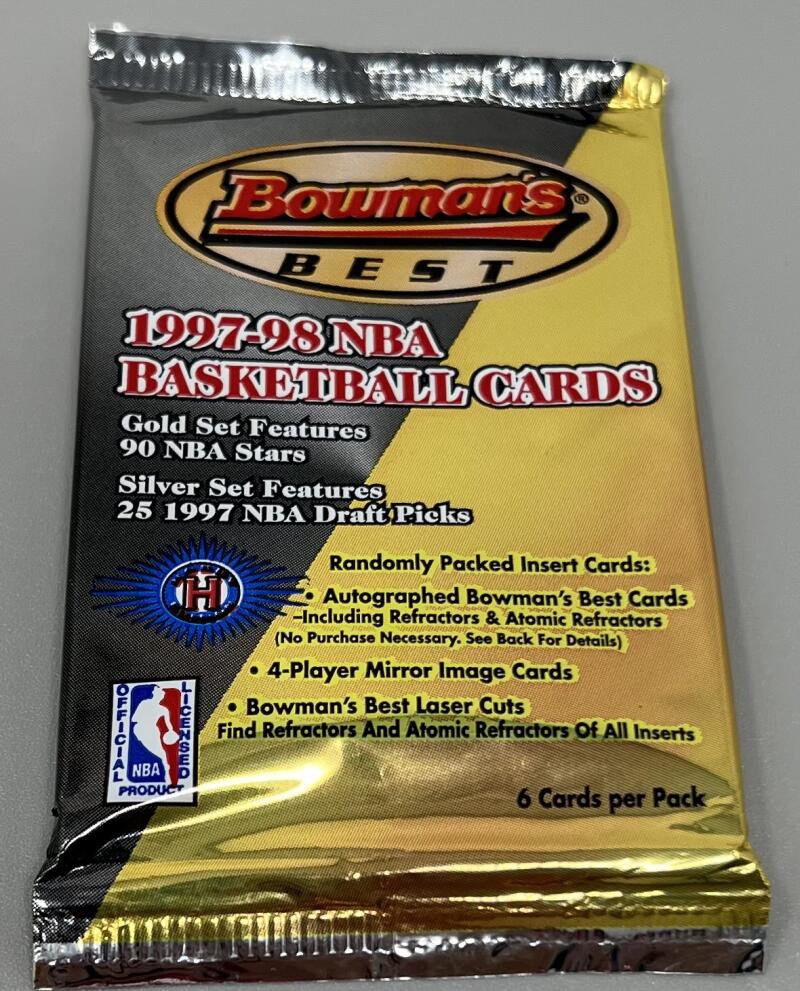 1997-98 Bowmans Best Basketball Hobby Pack Image 1