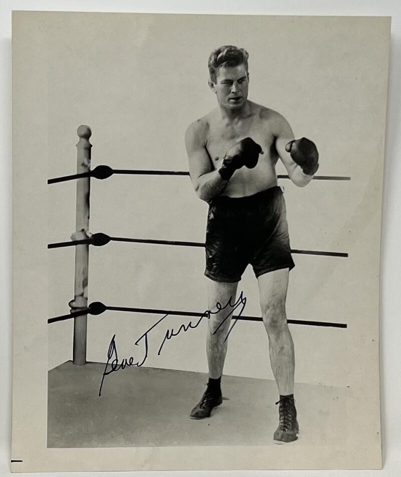 Gene Tunney American Professional Boxer Autograph Signed Picture 8x10  JSA Authentic Image 2