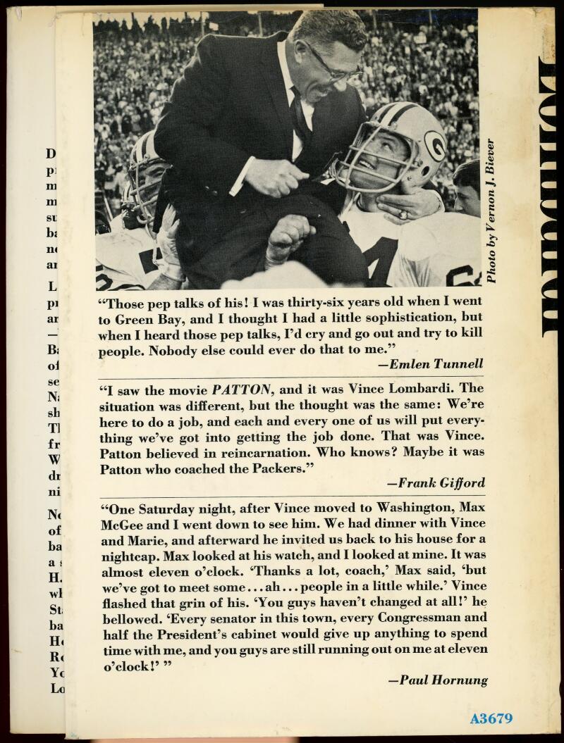 Jerry Kramer Packers Signed Autographed Winning Book Cover JSA Authentic Image 2