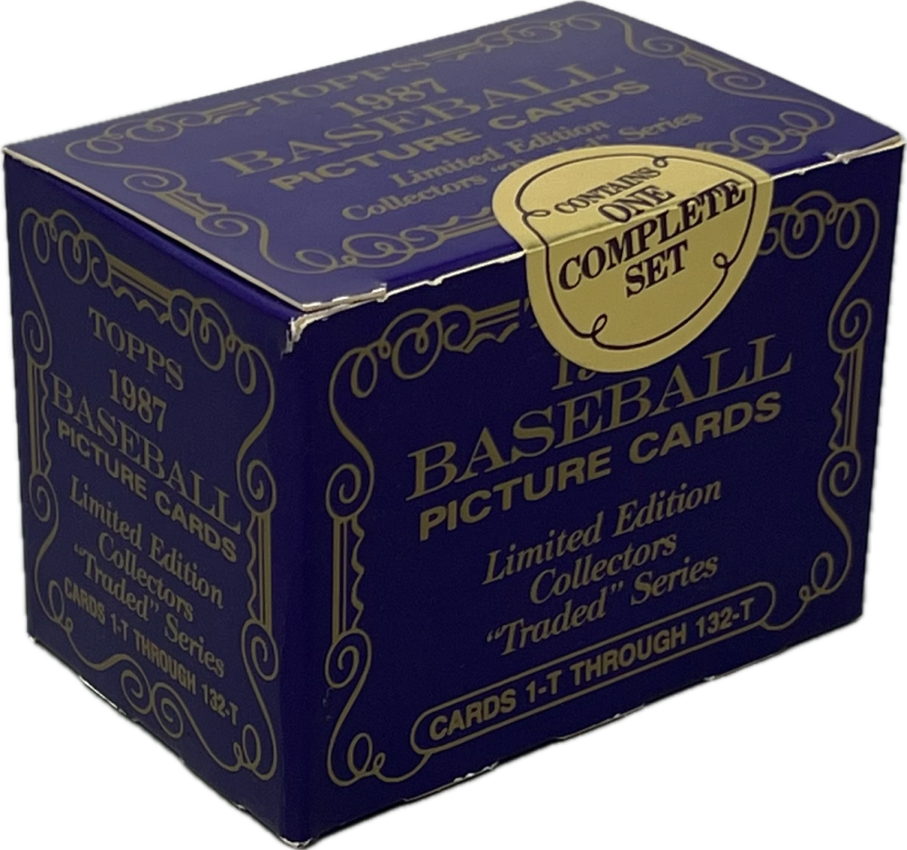 1987 Topps Tiffany Traded Series Baseball Factory Set Image 1