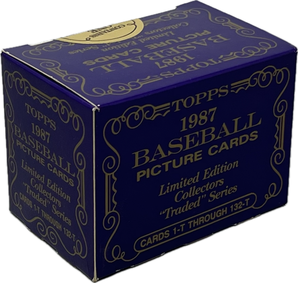 1987 Topps Tiffany Traded Series Baseball Factory Set Image 2