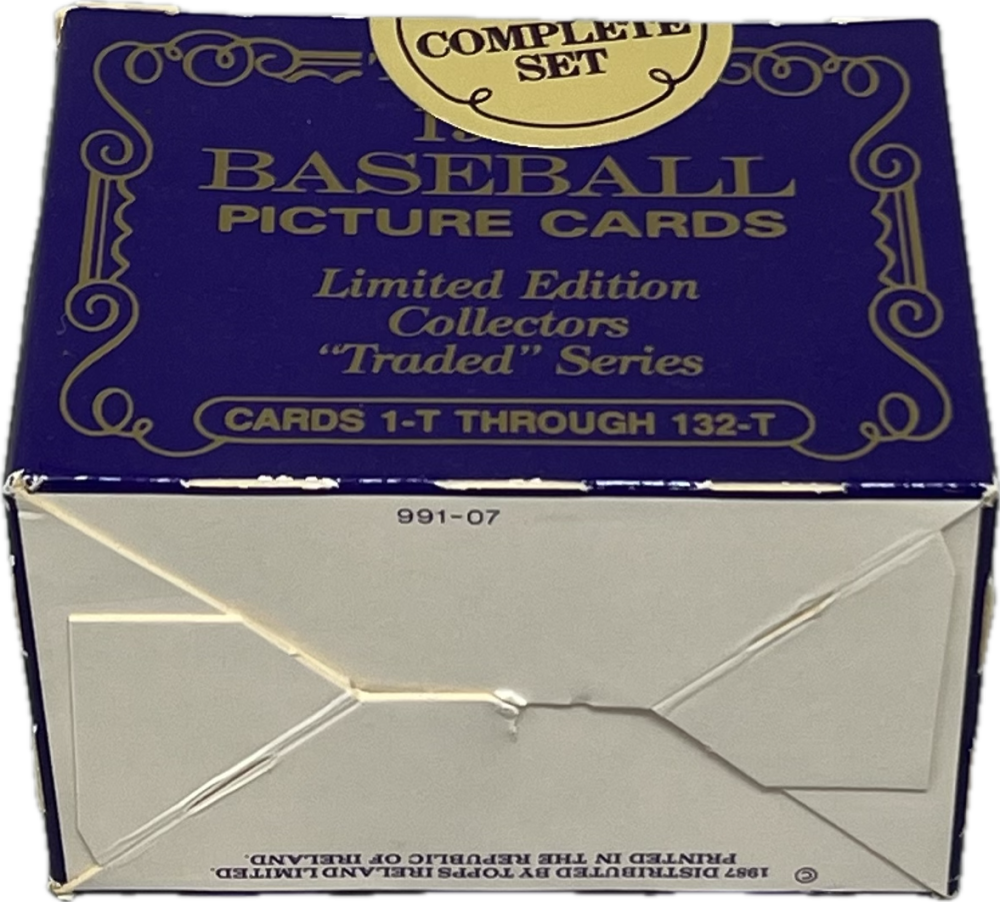 1987 Topps Tiffany Traded Series Baseball Factory Set Image 3