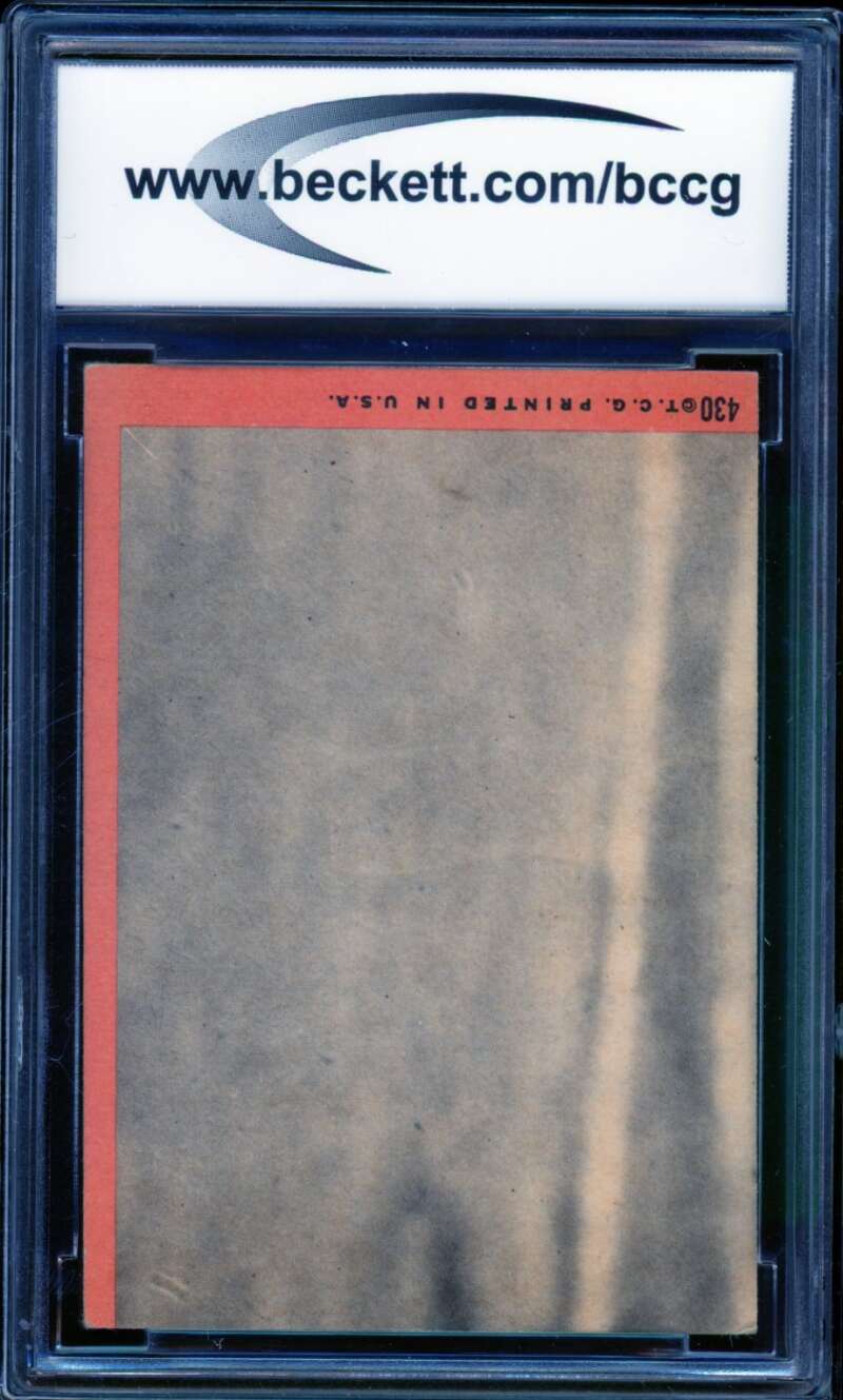 1969 Topps #430 Johnny Bench Card BGS BCCG 7 Very Good+ Image 2