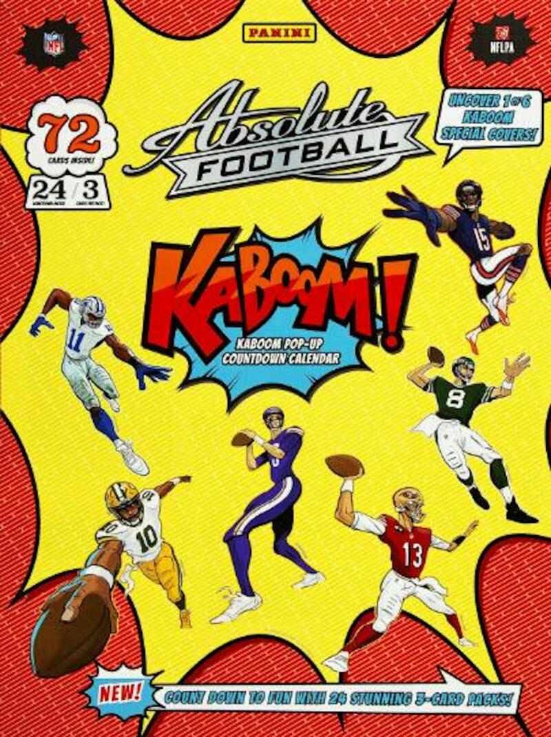 2024 Panini Absolute Football Countdown Calendar Box Image 1