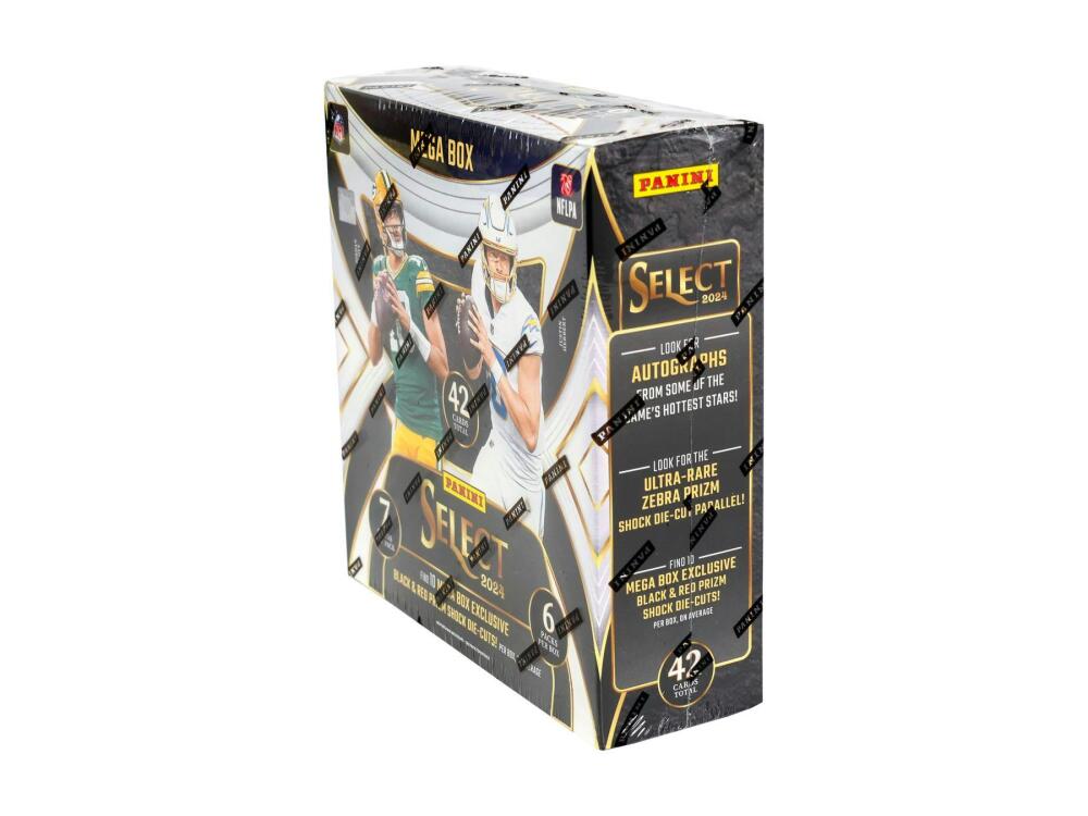 2024 Panini Select Football Mega Box BLACK RED PRIZMS Image 2