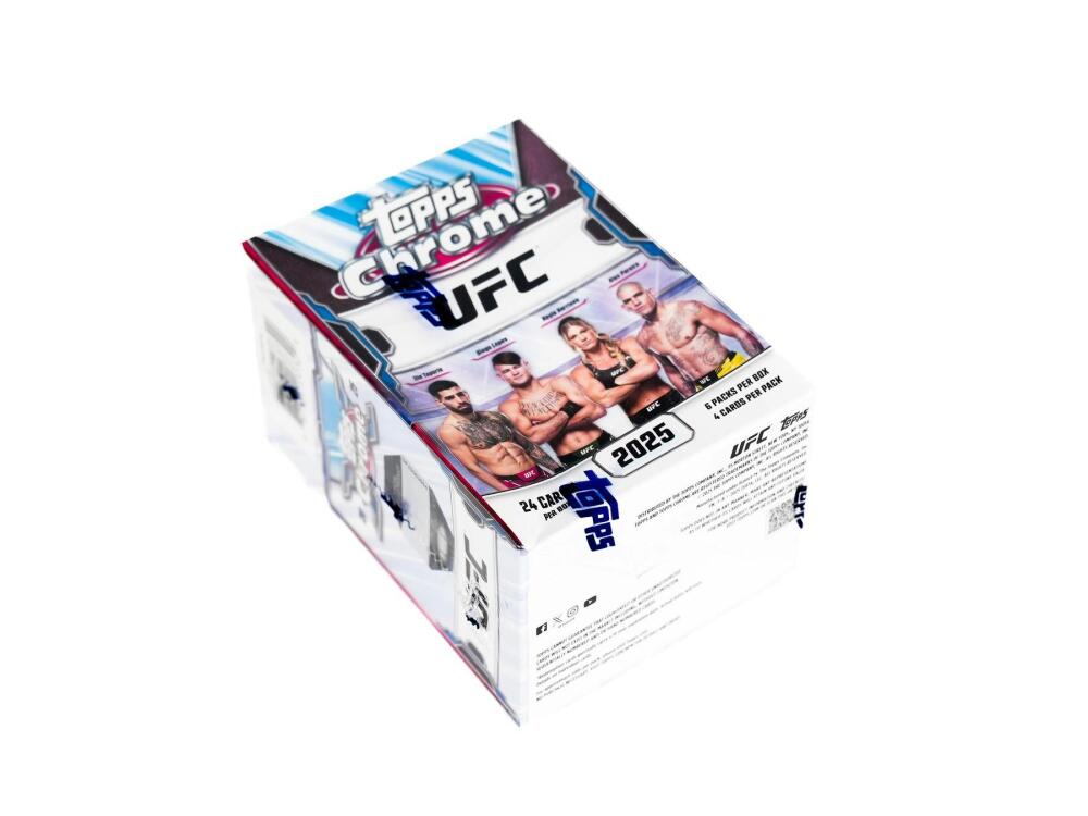 2025 Topps Chrome UFC 6-Pack Blaster Box Image 2