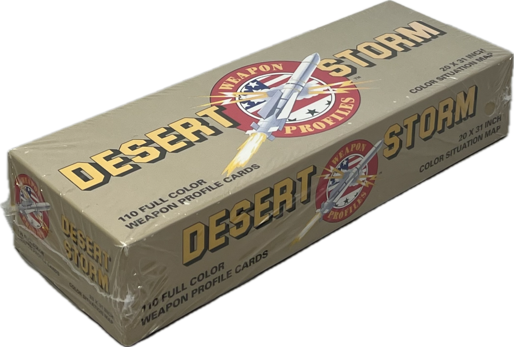 1991 Desert Storm Weapon Profiles Special Limited Edition Card Box Set