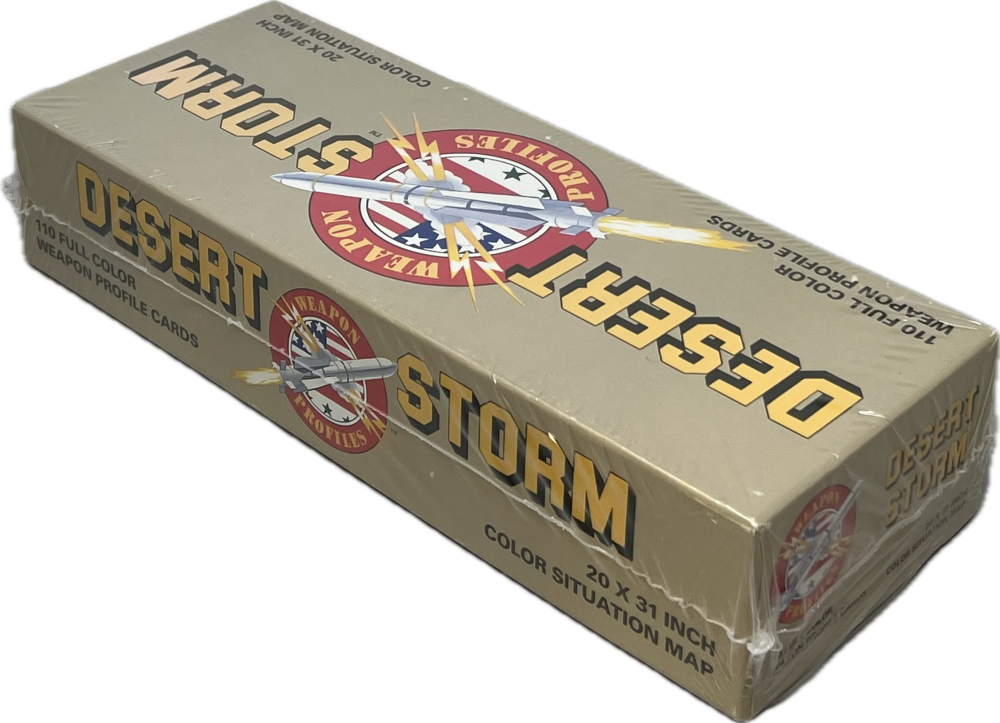 1991 Desert Storm Weapon Trading Card Box Set Image 2