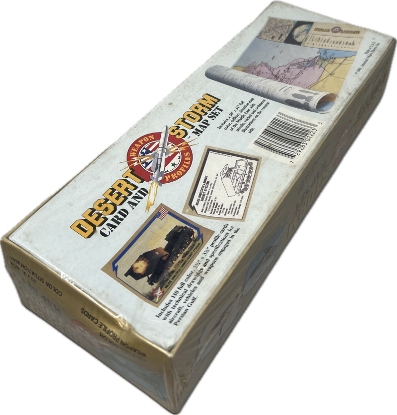 1991 Desert Storm Weapon Profile Card And Map Trading  Box Set Image 4