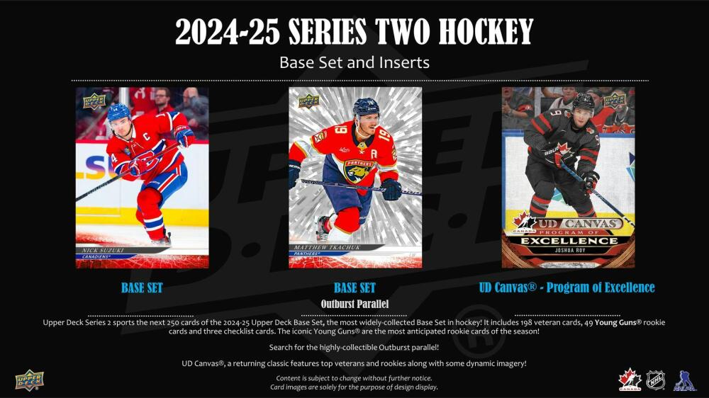 2024-25 Upper Deck Series 2 Hockey Tin Image 4