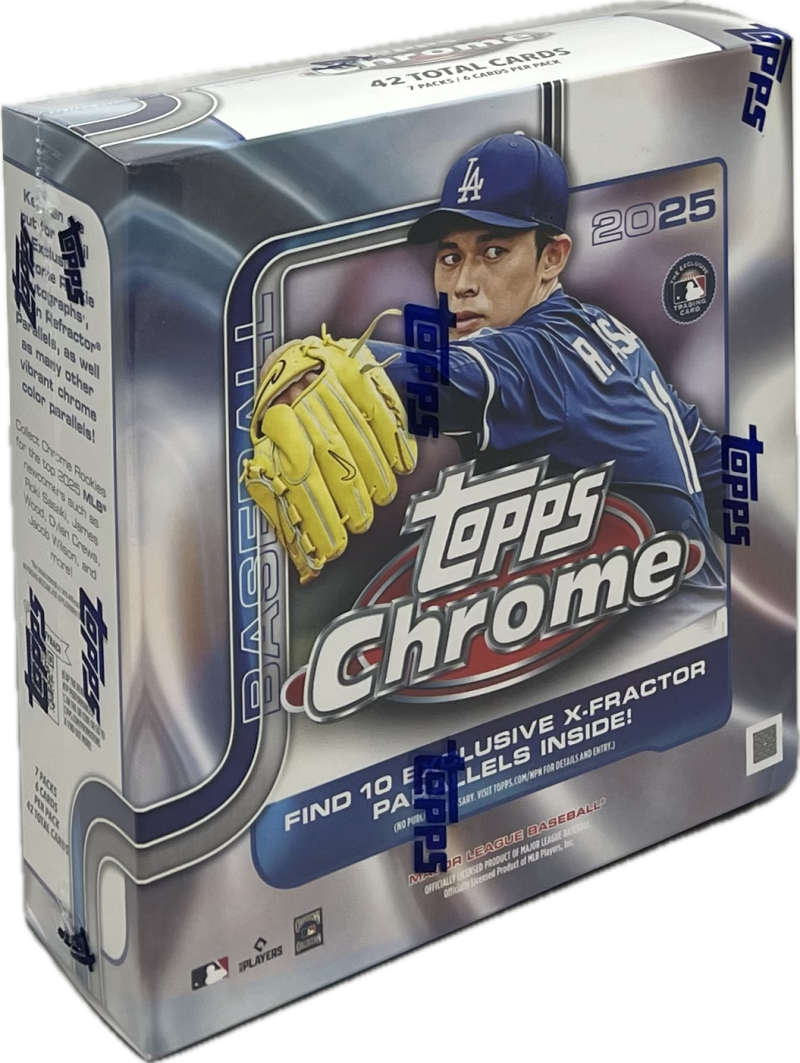 2025 Topps Chrome Baseball Mega Box Image 1