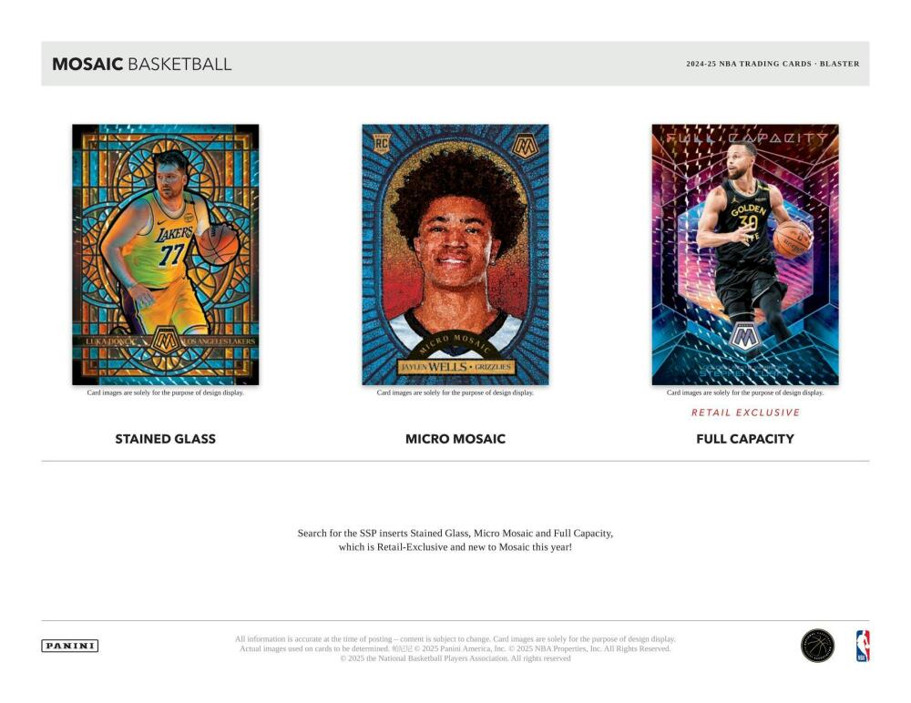 2024-25 Panini Mosaic Basketball 6-Pack Blaster Box Image 5